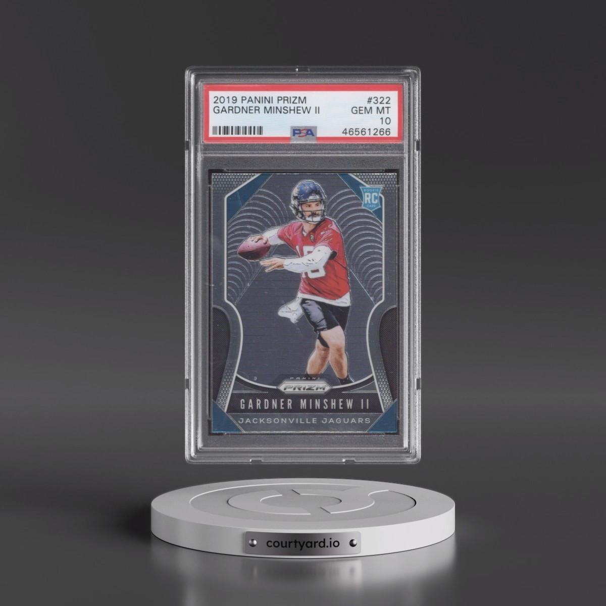 2019 Gardner Minshew II - Football Panini Prizm PSA 10 GEM MINT